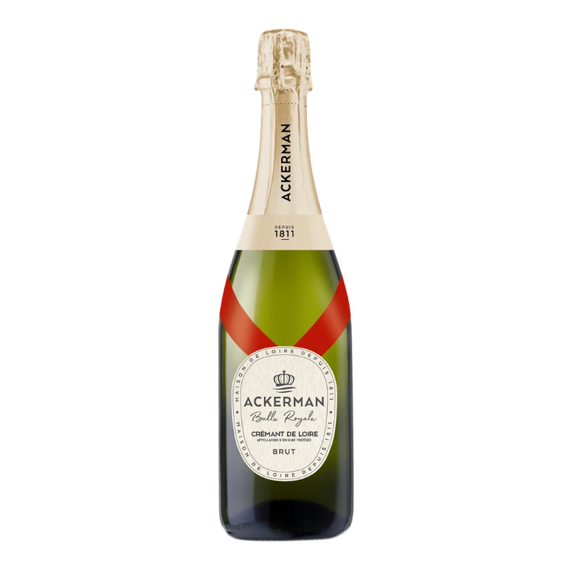 Rượu vang sủi Ackerman Bulle Royale Crémant de Loire White Brut