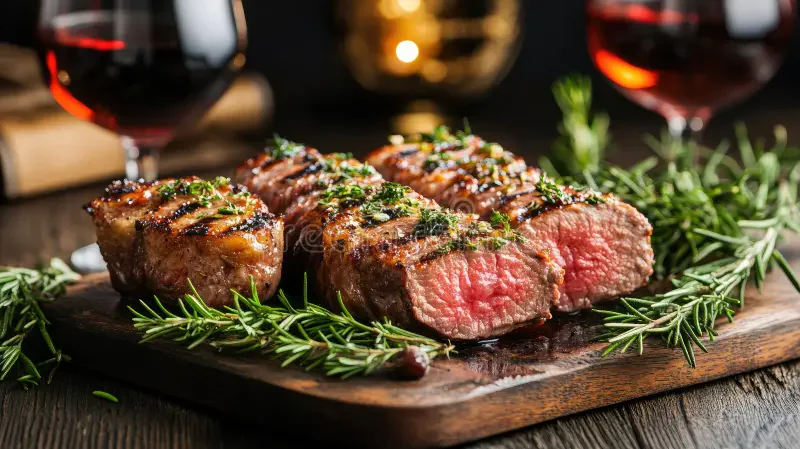Bí Quyết Ghép Đôi Rượu Vang & Sườn Cừu Nướng Thảo Mộc (Grilled Lamb Chops)