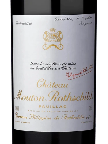Château Mouton Rothschild Pauillac Premier Grand Cru Classé 1993