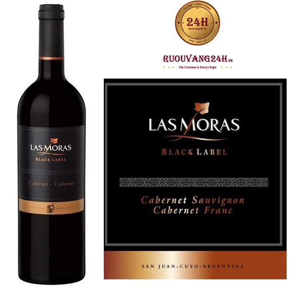 Las Moras Black Label Cabernet Sauvigon-Cabernet Franc