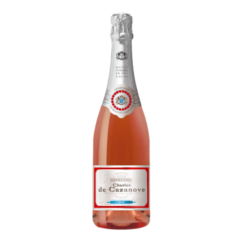 Rượu champagne Charles de Cazanove Brut Rose