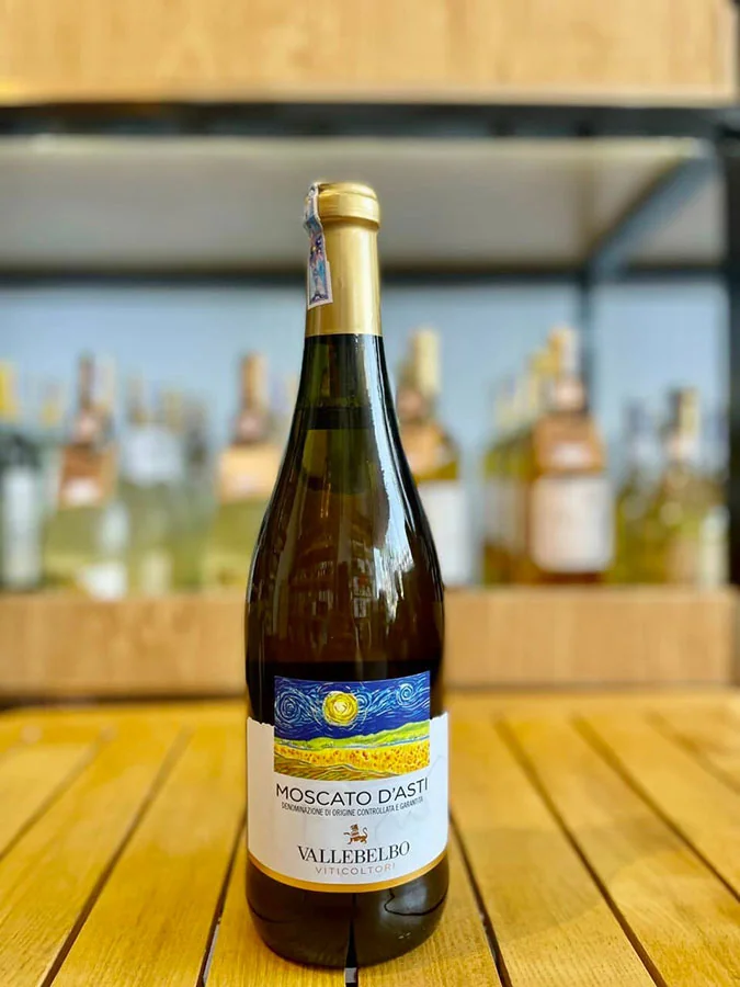Rượu vang ngọt Moscato D’asti Vallebelbo 2021