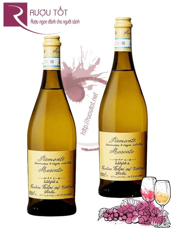Rượu vang ngọt Piemonte Moscato 2021