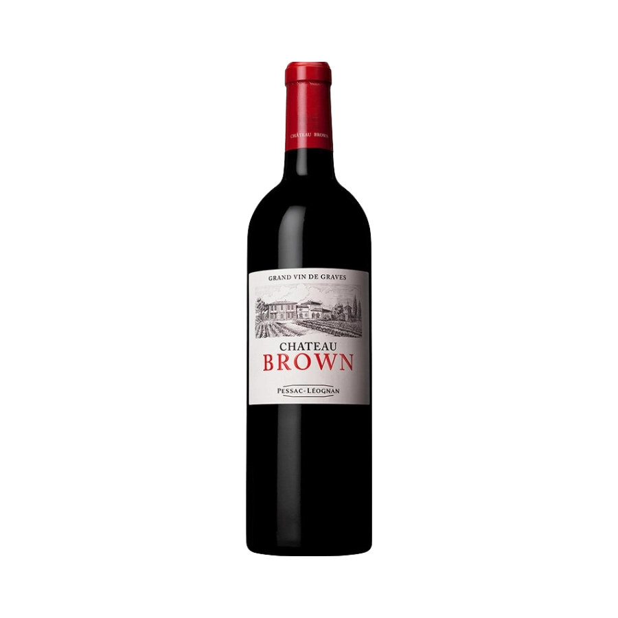 Rượu vang Pháp Chateau Brown Rouge 2018