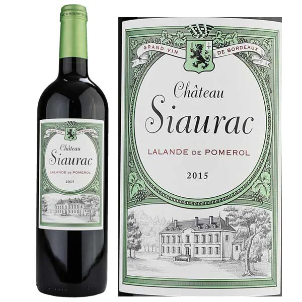 Rượu vang Pháp Chateau Siaurac 2018
