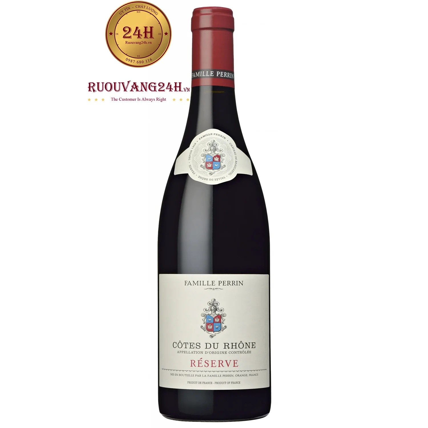 Rượu vang Pháp Famille Perrin Côtes-du-Rhône Rouge Réserve 2019
