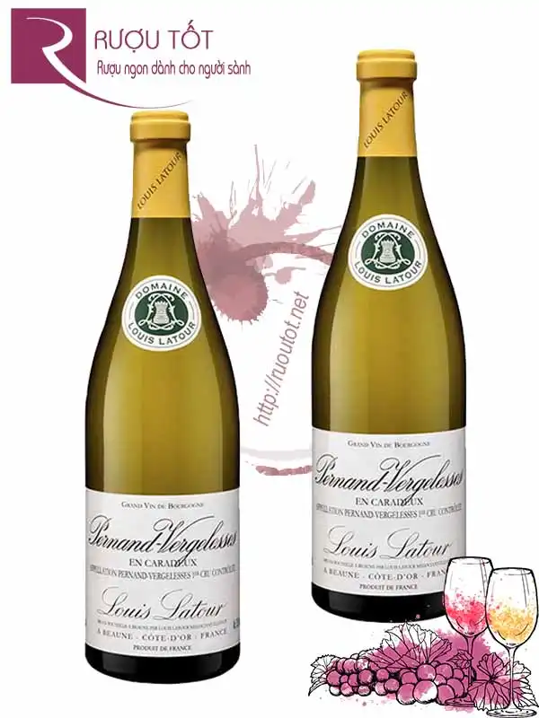 Rượu vang Pháp Pernand-Vergelesses 1er Cru En Caradeux Louis Latour 2019