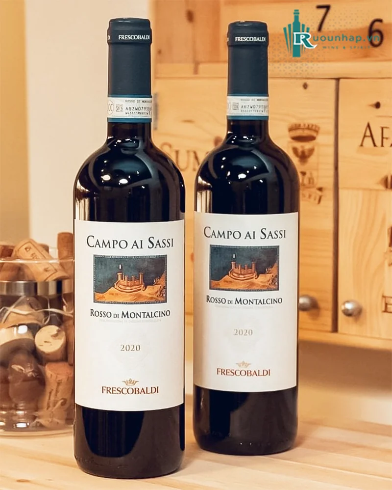 Rượu vang Ý Campo ai Sassi Rosso di Montalcino 2019