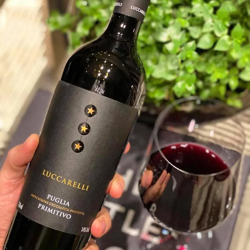 Rượu vang Ý Luccarelli Primitivo 2021