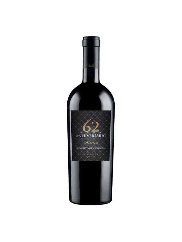 Rượu Vang Ý 62 Anniversario Primitivo di Manduria DOP Riserva
