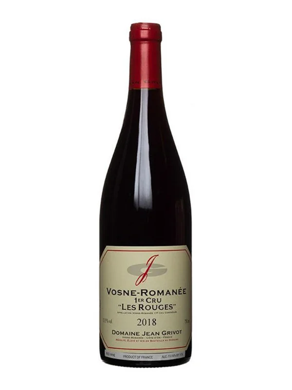 Rượu Vang Pháp Domaine Jean Grivot Vosne Romanée 1er Cru Les Rouge 2018