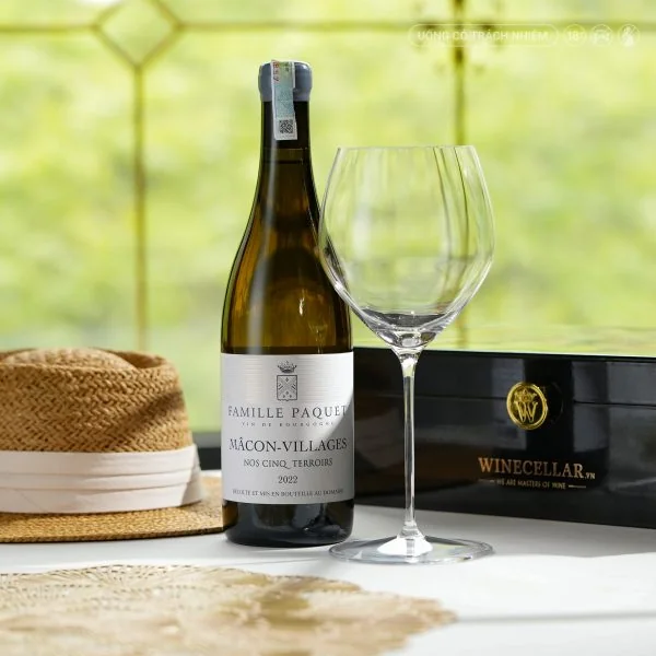 Rượu Vang Pháp Famille Paquet Mâcon-Villages Nos Cinq Terroirs ảnh 2