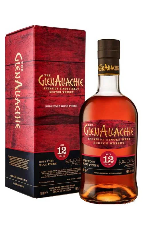 Rượu Whisky Glenallachie 12 YO Ruby Port Wood Finish
