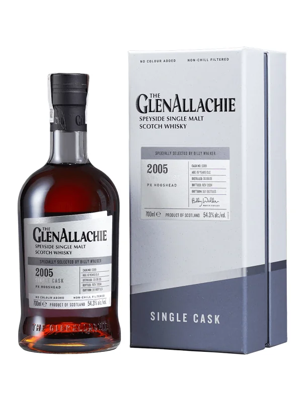 Rượu Whisky Glenallachie 2005 PX Hogshead Cask no. 5389