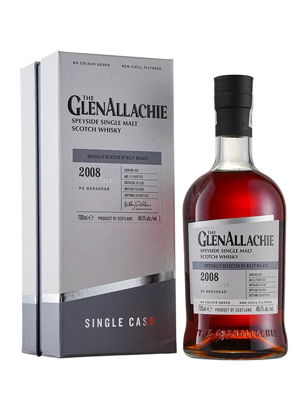 Rượu Whisky GlenAllachie 2008 PX Hogshead Cask no. 6521