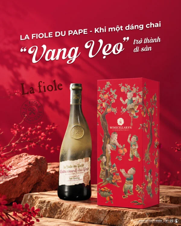 Rượu Vang Pháp La Fiole Du Pape Châteauneuf-Du-Pape Père Anselme ảnh 2