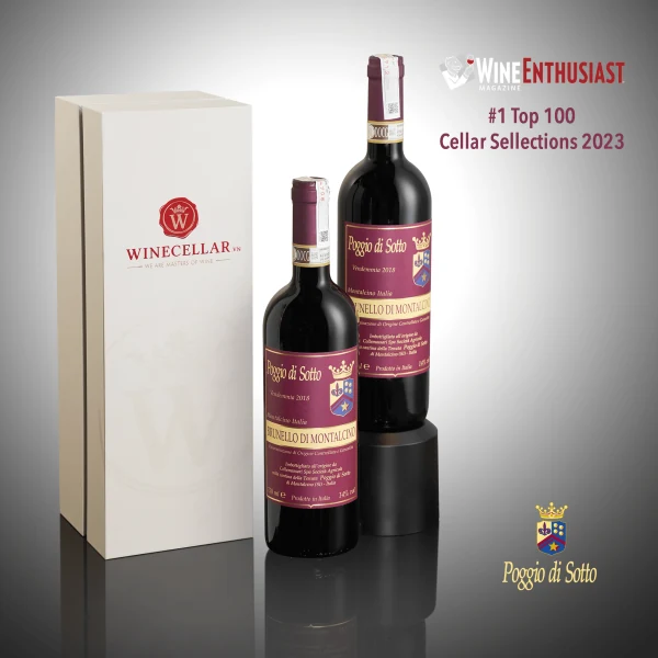 Rượu Vang Ý Poggio Di Sotto Brunello Di Montalcino 2018 ảnh 2