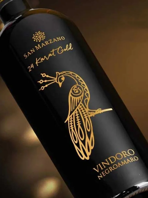 Rượu Vang Ý Con Công Vindoro 24 Karat Gold 2019 ảnh 3
