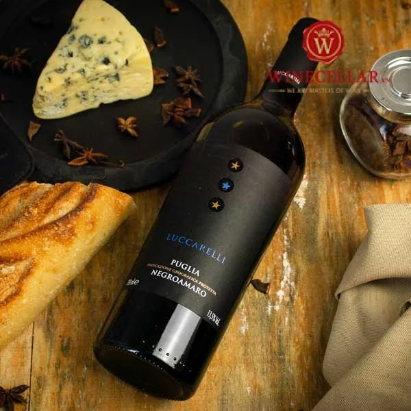 Rượu Vang Ý Luccarelli Negroamaro ảnh 2