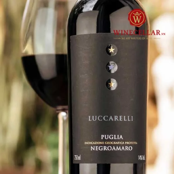 Rượu Vang Ý Luccarelli Negroamaro ảnh 3