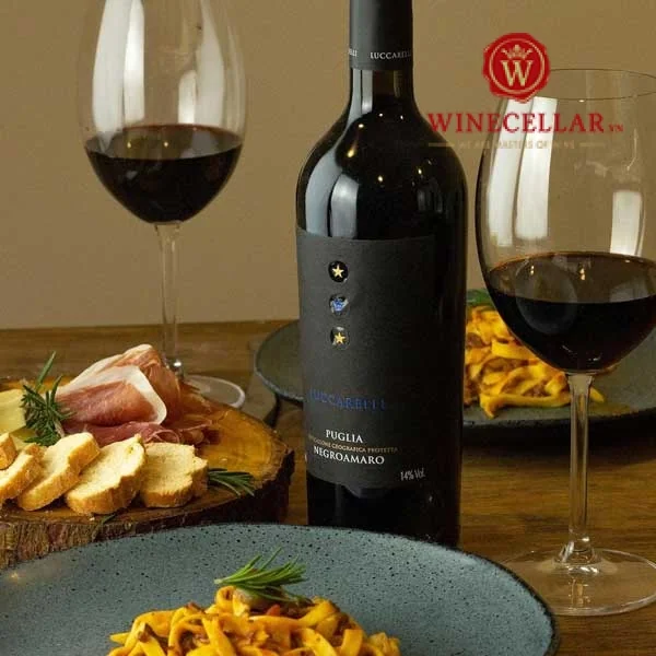 Rượu Vang Ý Luccarelli Negroamaro ảnh 4