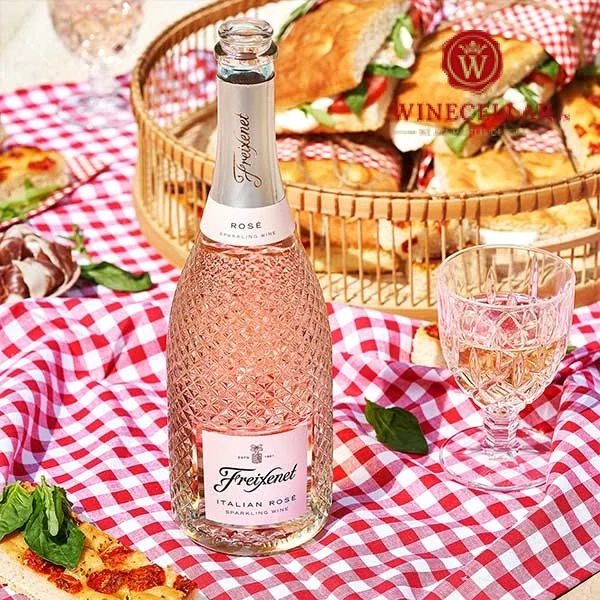 Rượu Vang Ý Freixenet Italian Rosé Sparkling Wine Extra Dry ảnh 2