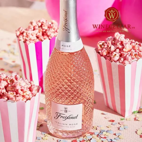 Rượu Vang Ý Freixenet Italian Rosé Sparkling Wine Extra Dry ảnh 4