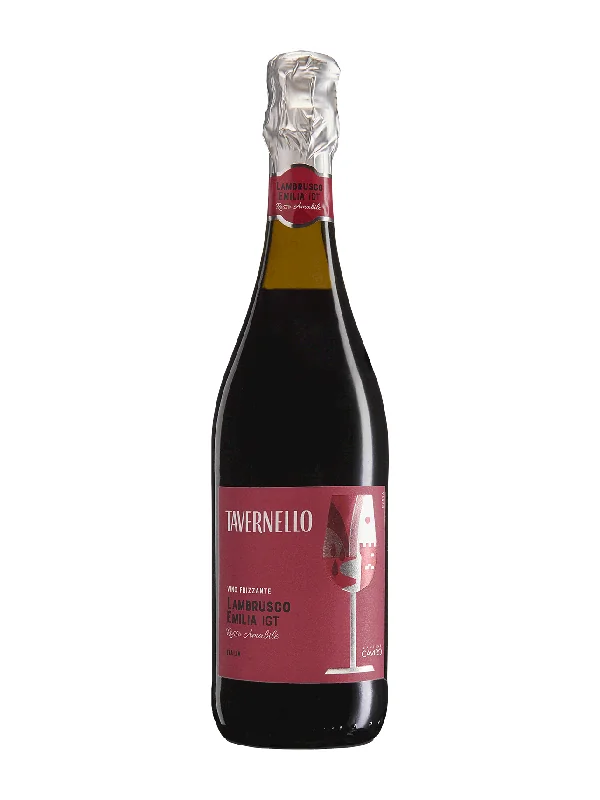 Rượu Vang Tavernello Lambrusco Emilia IGT (Rosso Amabile)