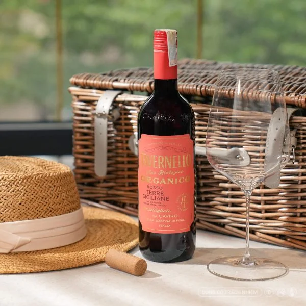 Rượu Vang Ý Tavernello Organico Rosso Terre Siciliane ảnh 2