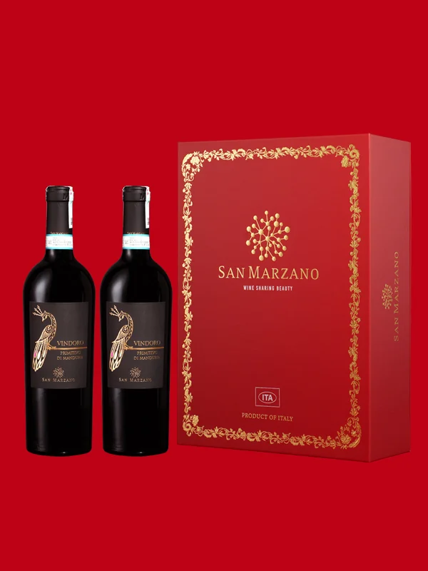 Rượu Vang Ý Con Công Vindoro Primitivo ảnh 2