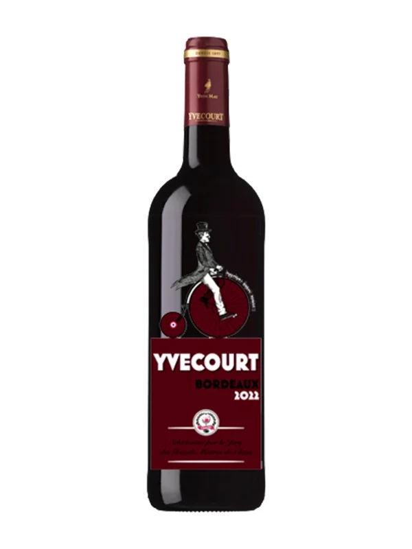 Rượu vang Pháp Yvecourt Bordeaux Rouge